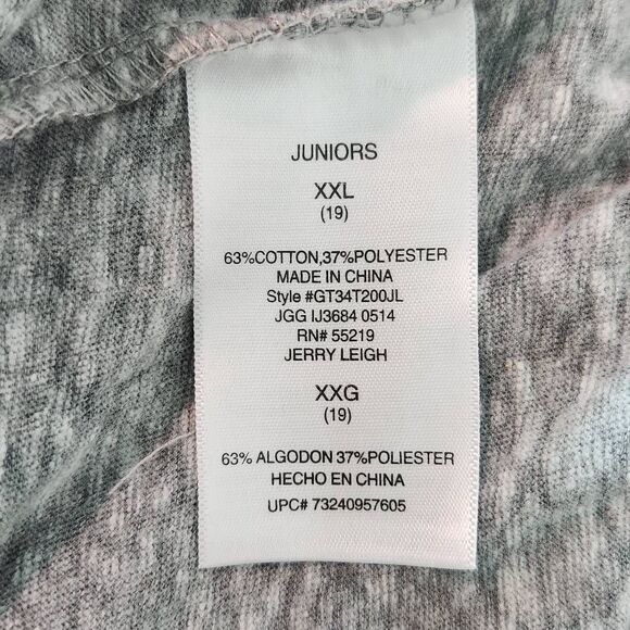 Disney Gray Maleficent Drama Queen T-Shirt NWT Size XXL Junior - Picture 7 of 9